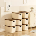 Smart 4pcs Adjustable Home Storage Rack – durable multi-purpose storage, 4pcs 8pcs 17-Quart 8 5 10 13 8inch Waterproof Dustproof Modern Stackable Storage Bins, designed for American homes, daily convenience and practical gifting