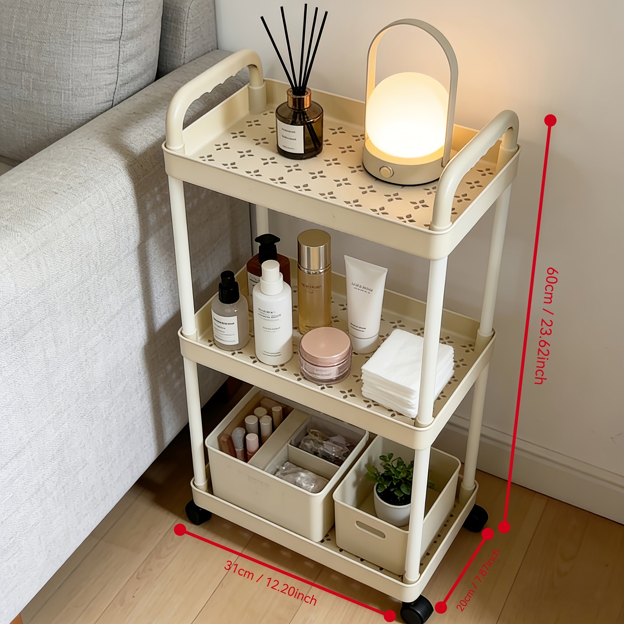 Storage Rack – Easy-Access 1pc Adjustable Kitchen Storage Rack – multi-purpose organization, dura