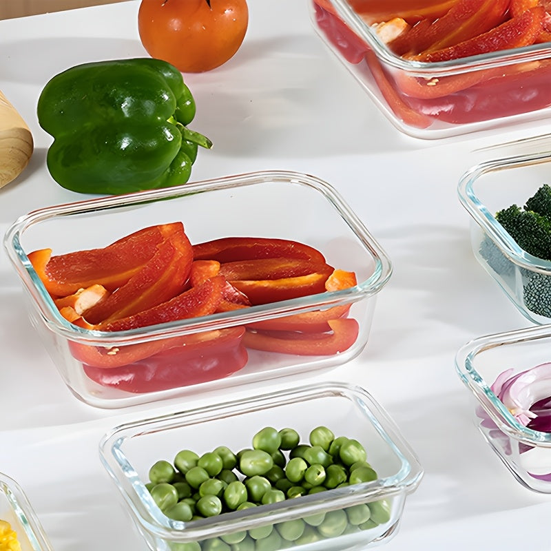 Easy-Access Refrigerator Storage Organizer – easy-access fridge organization, Set of 10 Glass Containers with Lids for Storage Ideal for Meal Preparation And, designed for American homes, daily convenience and practical gifting