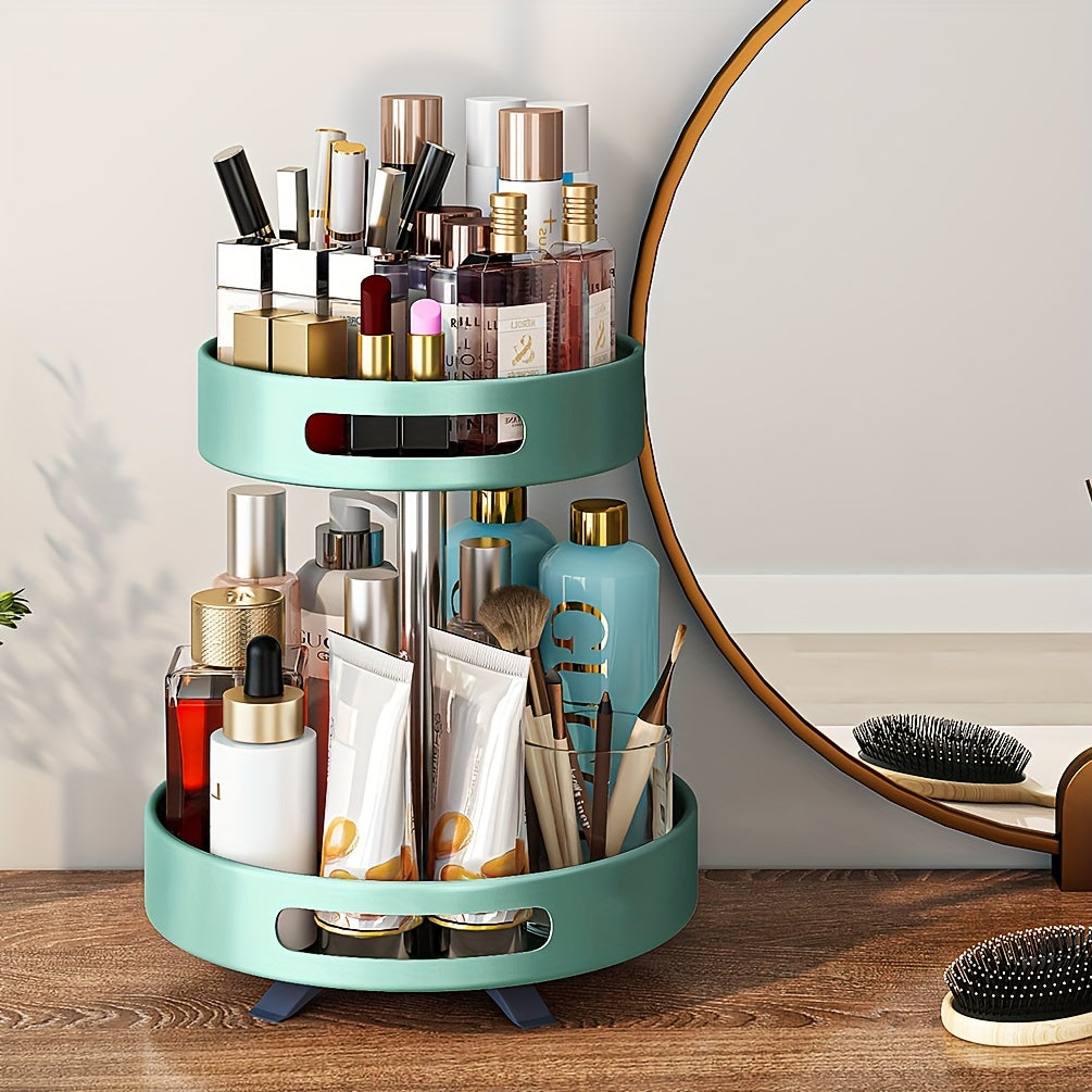 Heavy-Duty Adjustable Home Storage Rack – durable multi-purpose storage, Rotating Seasoning Storage Rack Kitchen Seasoning Shelf Double-layer Household Countertop Corner Seasoning Storage Rack, designed for American homes, daily convenience and pract