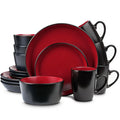 Versatile Home Accent Rug – comfortable decorative floor coverage, Gifts for Weddings Zenora Ceramic Dinnerware Set Modern Style Porcelain Plates Matte Red And, designed for American homes, daily convenience and practical gifting