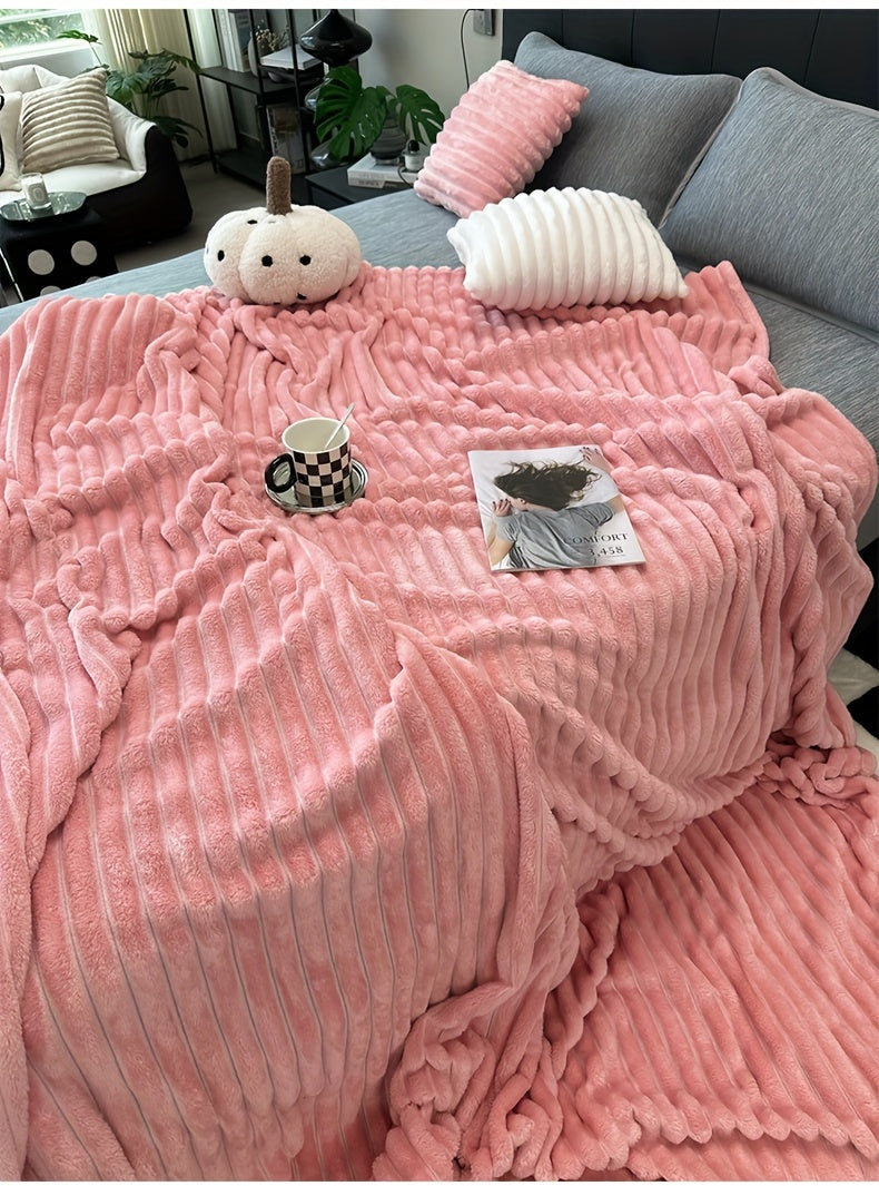 Space-Saving Cozy Home Textile Accent – comfortable everyday home styling, Ultra-Soft Thick Fleece Blanket Multi-Color 3D Faux Rabbit Fur Double-Sided Ideal for All Seasons, designed for American homes, daily convenience and practical gifting