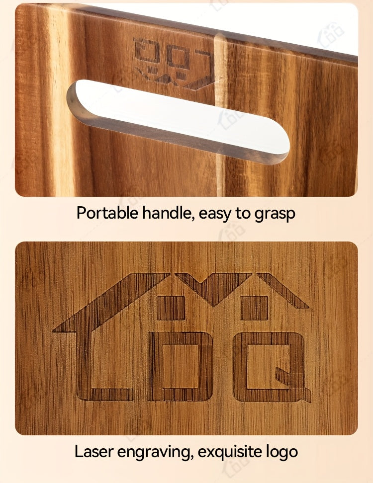 Premium Kitchen Cutting Board – durable food prep and serving, 36X12 Inch Extra Large Acacia Wood Charcuterie Board Cutting Board with Handles 3Ft Rectangular, designed for American homes, daily convenience and practical gifting