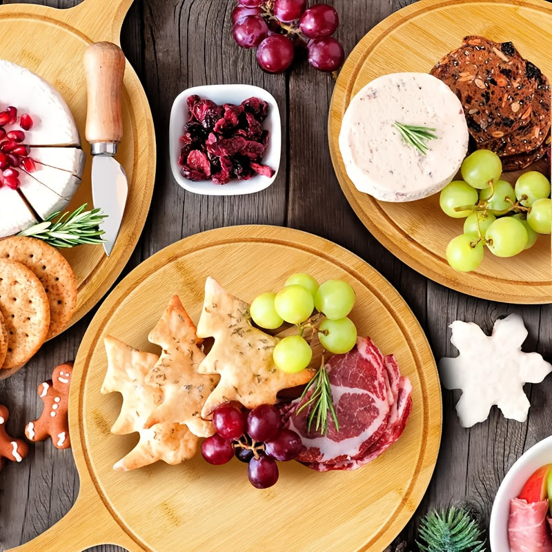 10/5pcs High-quality Pizza Boards with Handles, 15 Inches X 11 Inches, Natural Pizza Service Board, Suitable for Homemade Pizza, Cutting Fruits And Vegetables, Bread, Cheese And Service Board, Kitchen Accessories