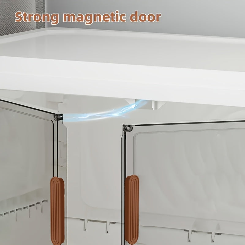 Space-Saving Stackable Home Storage Bins – portable space-saving storage, 1 2 3 4 5Layer Extra Large Storage Cabinet Multi-tier Foldable Storage Box with, designed for American homes, daily convenience and practical gifting