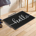 Smart 1pc Home Accent Rug – comfortable decorative floor coverage, 1pc Nordic Style Letter Outdoor Entrance Door PVC Wire Ring Mat Anti-slip Floor Mat, designed for American homes, daily convenience and practical gifting
