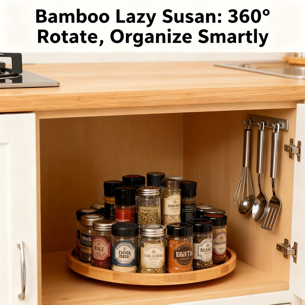 Kitchen Essential – Lazy Susan Spice Rack Lazy Susan Organizer Perfume Organizer Lazy Susan Turntable Kitchen Cabinet Organizer Pantry Organizers and Storage Spice Rack Organizer for Cabinet
