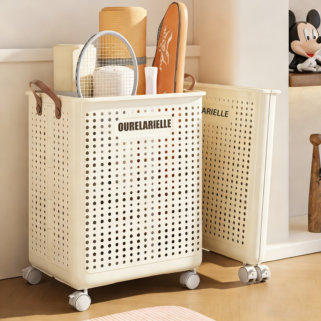 Smart Stackable Home Storage Bins – portable space-saving storage, 15 8 20GaA Large Foldable Wheeled Laundry Basket Multiple Sizes Available Without Lid -, designed for American homes, daily convenience and practical gifting