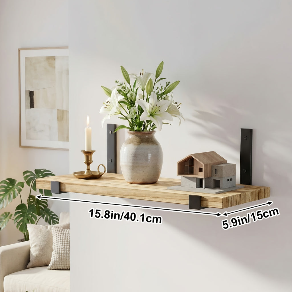 Space-Saving 10pcs Home Storage Organizer – space-saving everyday organization, TOMNK 10pcs Floating Shelves for Wall 15 8 5 9in Wall Shelves for Bedroom, designed for American homes, daily convenience and practical gifting