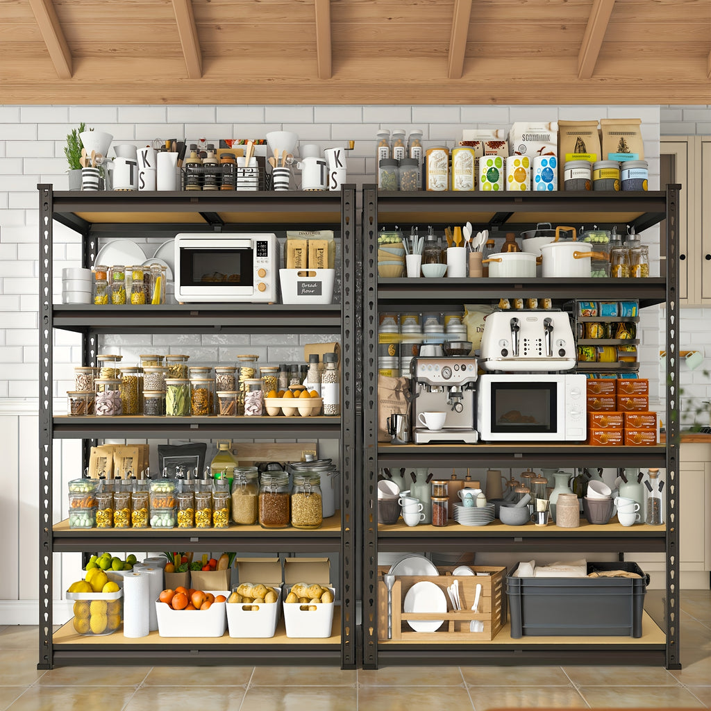 Space-Saving Adjustable Home Storage Rack – durable multi-purpose storage, Heavy-Duty Home Storage Shelf 60 H Five-Tier Storage Rack 2000LBS Capacity Adjustable Storage Shelf, designed for American homes, daily convenience and practical gifting