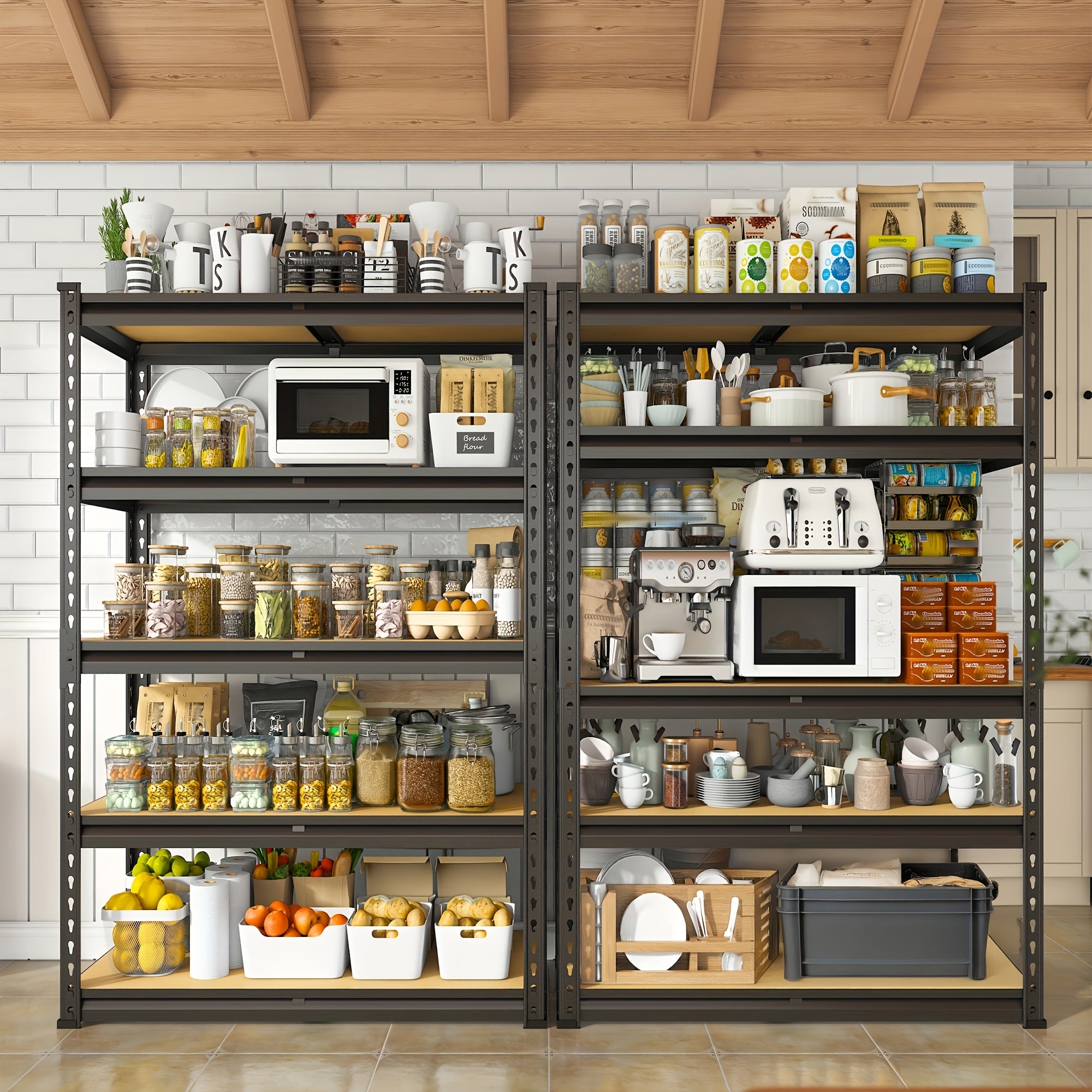 Space-Saving Adjustable Home Storage Rack – durable multi-purpose storage, Heavy-Duty Home Storage Shelf 60 H Five-Tier Storage Rack 2000LBS Capacity Adjustable Storage Shelf, designed for American homes, daily convenience and practical gifting