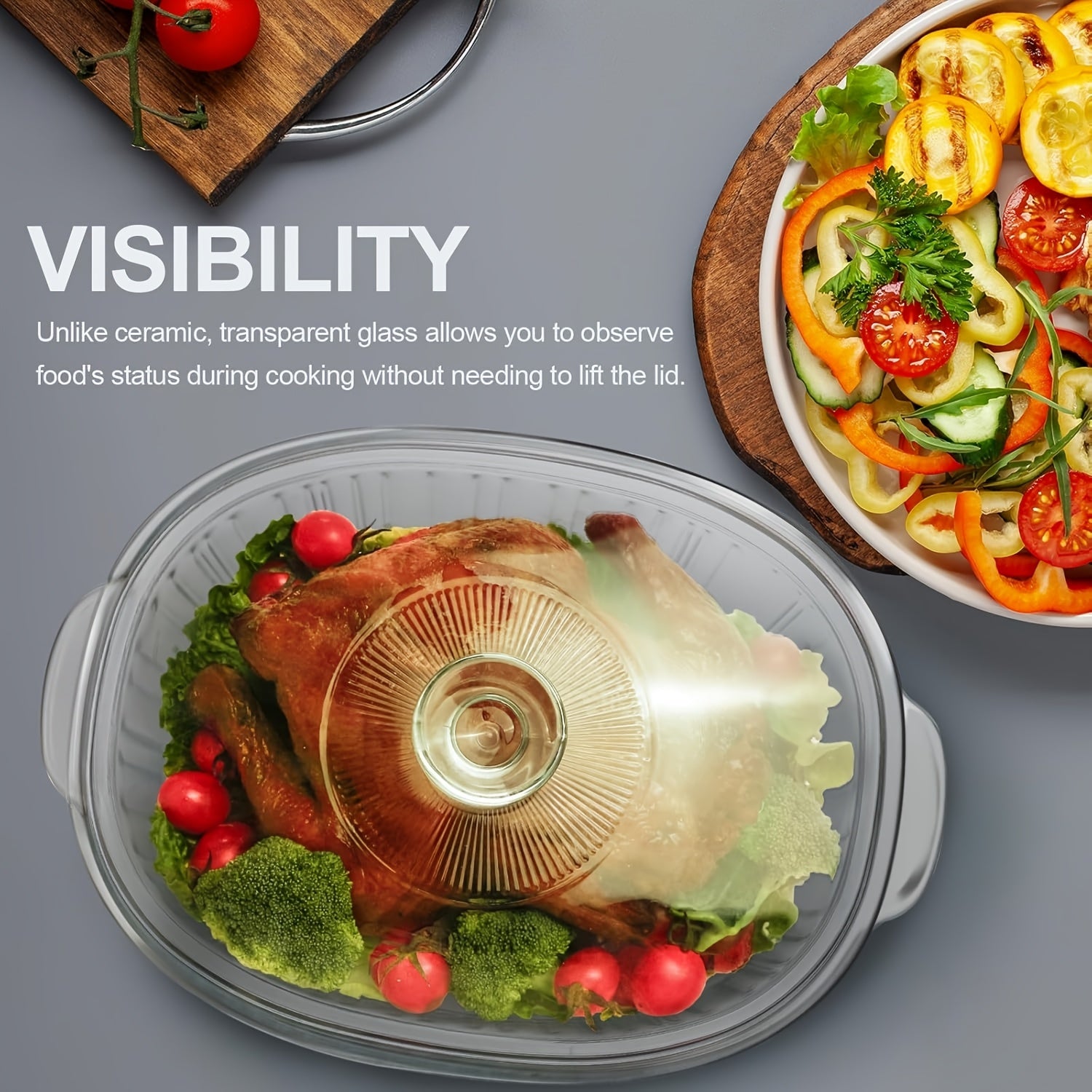 Premium 50oz Kitchen Baking Dish Set – oven-ready cooking and serving, Oval Glass Casserole Dish with Lid Set - 50oz 85oz Oven Microwave Safe Perfect, designed for American homes, daily convenience and practical gifting