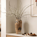 Smart Ceramic Flower Vase – tabletop floral display and modern home decor, Rustic Rust Ceramic Vase Wabi Sabi Decorative Pottery Vase Ideal for Table Centerpieces Living, designed for American homes, daily convenience and practical gifting