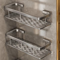 Great Value And Super Easy to Use - 2pcs Shelf Set, Portable Corner Hanging Organization Artifact, Bathroom And Toilet Storage, Very Stable, No Need to Drill Towel Bars, Punch-Free Shelf Sink Wall Storage Rack Kitchen Wall-Mounted Shelf