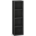 Bookshelf, 4-Tier Bookcase, Book Shelf, Open Storage Shelf, for Living Room, Home Office, Dining Room