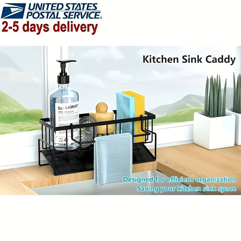 Easy-Access Adjustable Home Storage Rack – durable multi-purpose storage, Kitchen Household Drain Rack On The Wall Multi-functional Drain Rack New Multi-layer Rag Storage, designed for American homes, daily convenience and practical gifting
