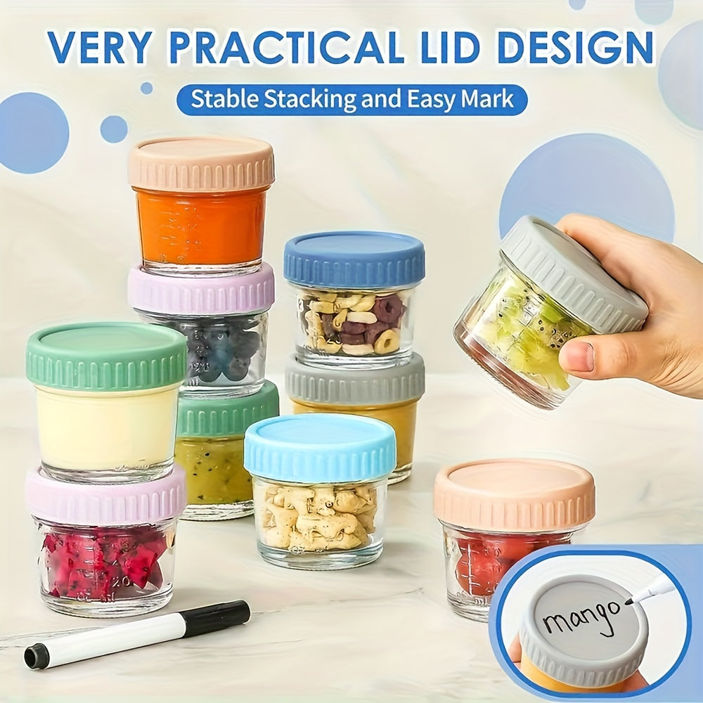 Modern 4 Oz Glass Spice Jar Set – clear reusable pantry storage, Modern 4 Oz Glass Spice Jar Set clear reusable pantry storage of, designed for American homes and practical gifting