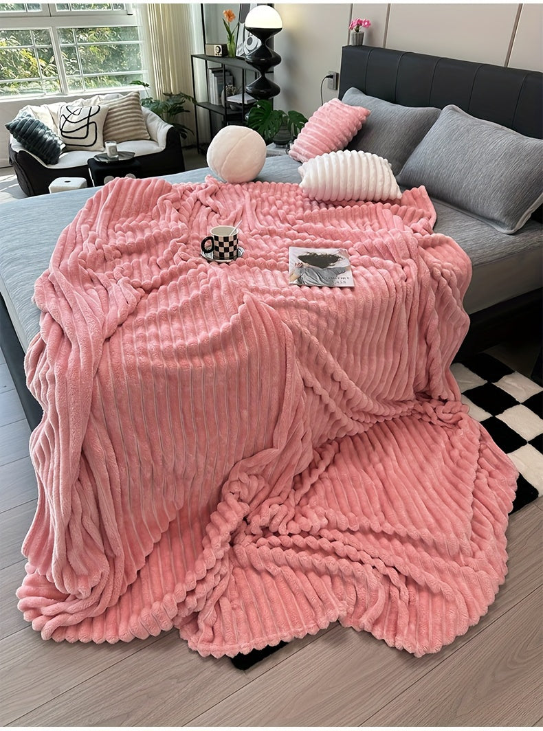 Space-Saving Cozy Home Textile Accent – comfortable everyday home styling, Ultra-Soft Thick Fleece Blanket Multi-Color 3D Faux Rabbit Fur Double-Sided Ideal for All Seasons, designed for American homes, daily convenience and practical gifting