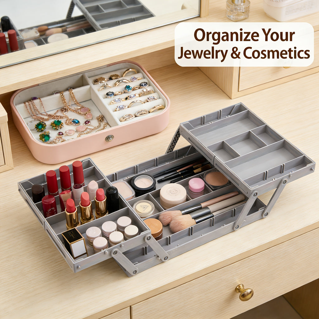 Space-Saving 3 Tier Stackable Storage Drawer – smooth-access cabinet organization, A Collapsible Drawer Storage Box Two Rows And Three Layers with New ABS Material, designed for American homes, daily convenience and practical gifting