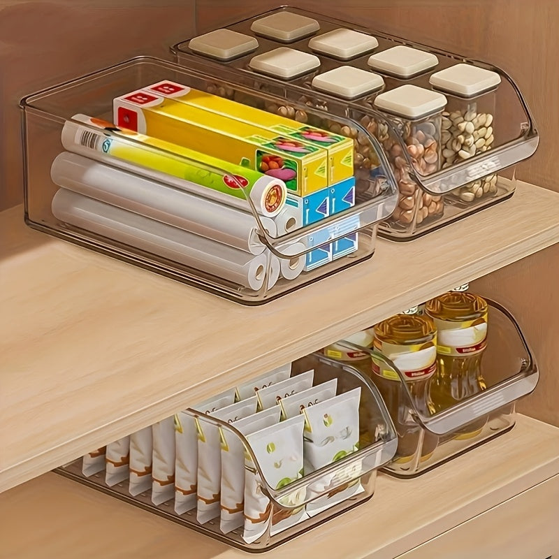 Space-Saving Refrigerator Storage Organizer – easy-access fridge organization, Set of 3 6 Clear Storage Bins Including Large And Small Plastic Organizers for, designed for American homes, daily convenience and practical gifting