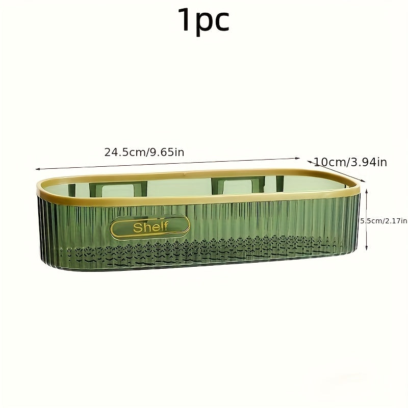 Premium 1pc Home Storage Organizer – space-saving everyday organization, 1pc of Acrylic Shelves for The Bathroom Elegantly Designed for Wall Mounting Ideal for, designed for American homes, daily convenience and practical gifting