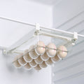 Heavy-Duty Stackable Storage Drawer – smooth-access cabinet organization, One Transparent Refrigerator Drawer Organizer Thickened Plastic Egg Storage Rack Suitable for Shelves Dividers, designed for American homes, daily convenience and practical gif