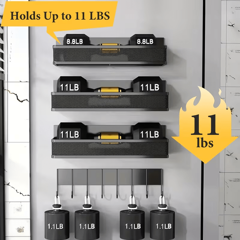 Refrigerator Magnetic Spice Rack, 3/5-Pack Magnetic Rack, Movable Refrigerator Storage Box, Spice Storage Box with 8 Hooks for Kitchen Use