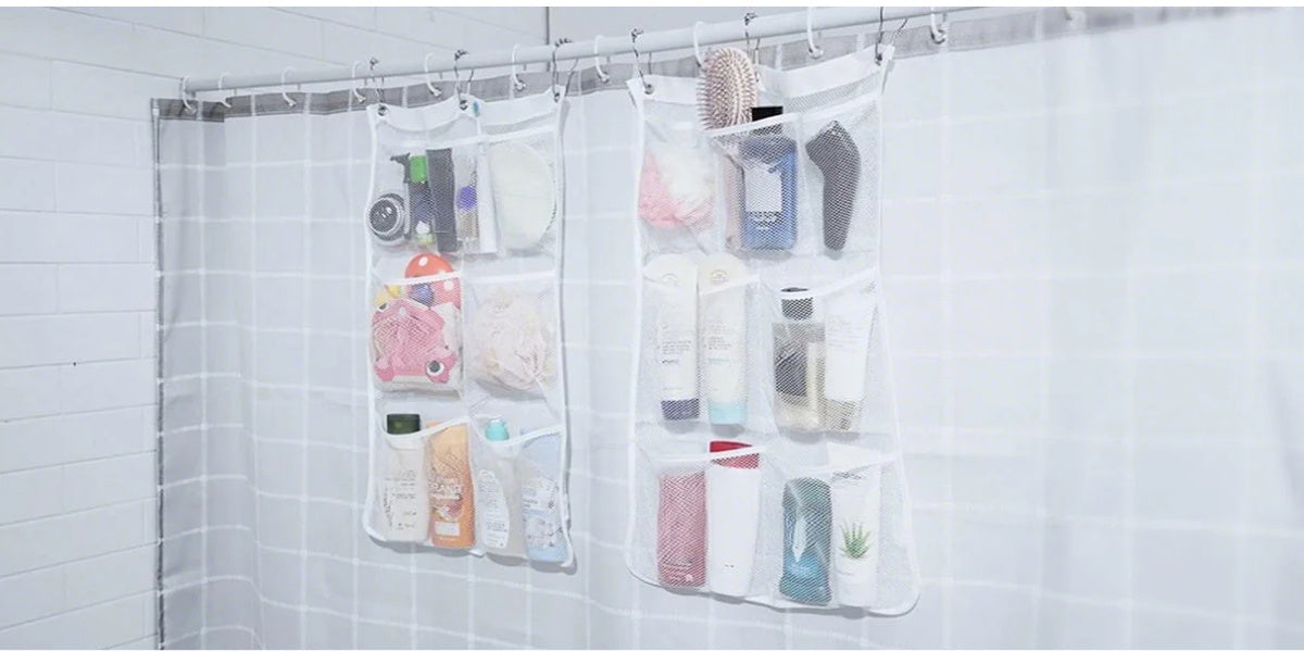 Easy-Access 1/2/3/4 Pack Home Storage Organizer – space-saving everyday organization, 7 Pocket Hanging Mesh Shower Caddy Quick-Dry Portable Bathroom Organizer for Soap Shampoo Cruise, designed for American homes, daily convenience and practical gifti