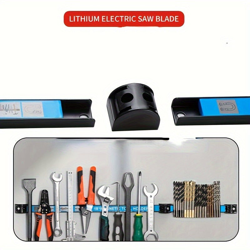 Kitchen Essential – Auto repair hardware, kitchen utensils, iron products storage magnetic rack, strong magnetic tool rack, magnetic strip, so that tools are no longer messy for Modern US Ho