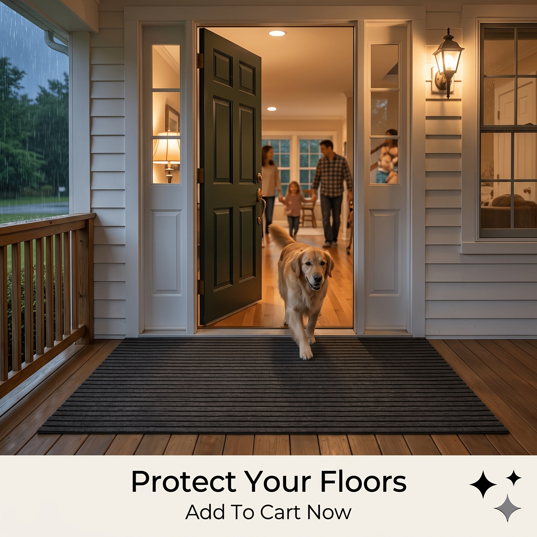 Soft Area Rug – 1pc Striped Floor Mat, Non Slip Floor Mat, Outdoor EntranceDoormat, Entryway Mat, Front Porch Doormat, And Dust Removal Mat, Entryway Wear-Resistant Foot Mat Freely Cut Carpe