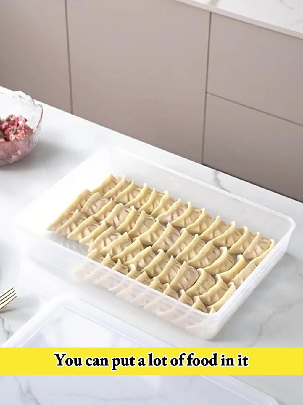 Kitchen Essential – 12pcs (6 Boxes + 6 Lids) Bulk Pack Food-Grade Refrigerator Storage Fresh-Keeping Box Cost-Effective Stock-Up Style Lidded Airtight Moisture-Proof for Dumplings BBQ Skewer