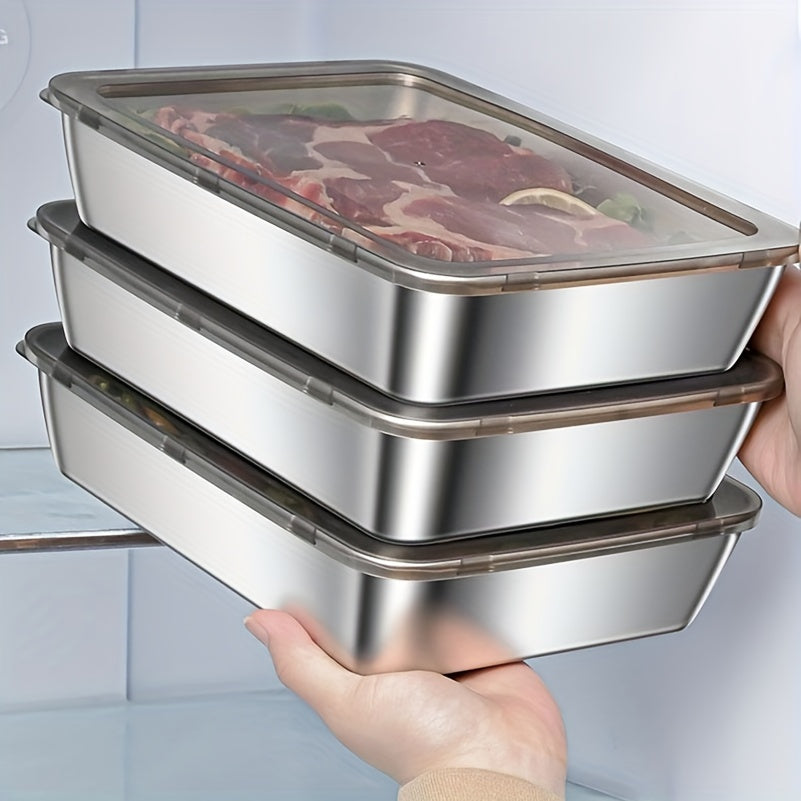 Premium 2/5pcs Kitchen Baking Dish Set – oven-ready cooking and serving, 2 5pcs Durable Stainless Steel Food Storage Container Set - Leakproof BPA Free Microwave, designed for American homes, daily convenience and practical gifting