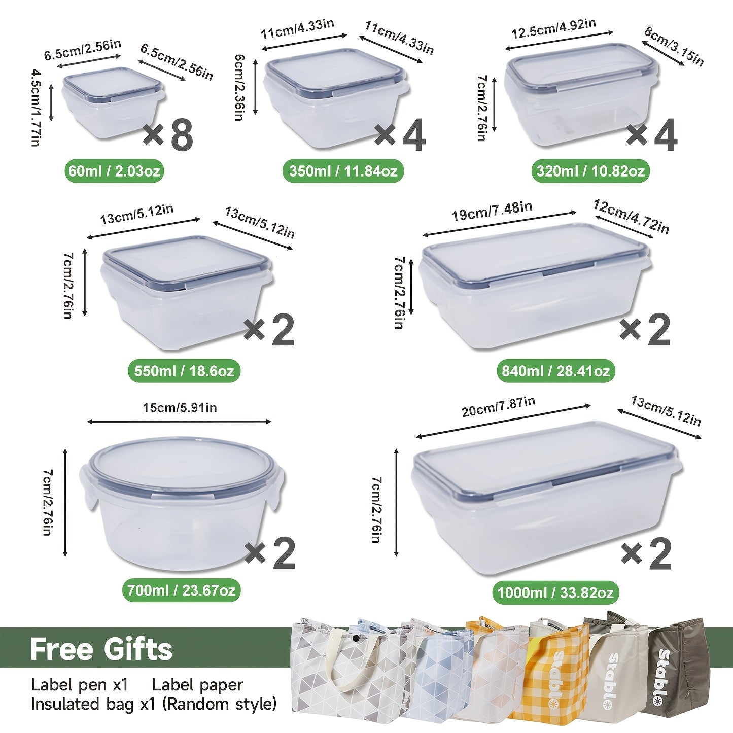 Compact 48pcs Airtight Food Storage Containers – leak-resistant reusable meal prep, 48pcs set Food Storage Container Set Crisper Easy Fix Lids 24 Lids 24 Containers, designed for American homes, daily convenience and practical gifting