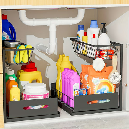 2-Piece Pull-Out Under-Sink Organizer Set