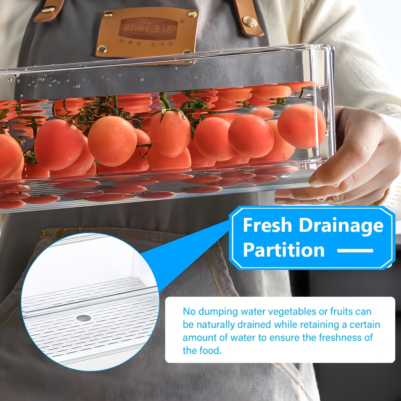 Easy-Access 7/14pcs Refrigerator Storage Organizer – easy-access fridge organization, 7 14pcs Fridge Organizer Clear Refrigerator Storage Boxes with Lids BPA Free Stackable Fruit, designed for American homes, daily convenience and practical gifting