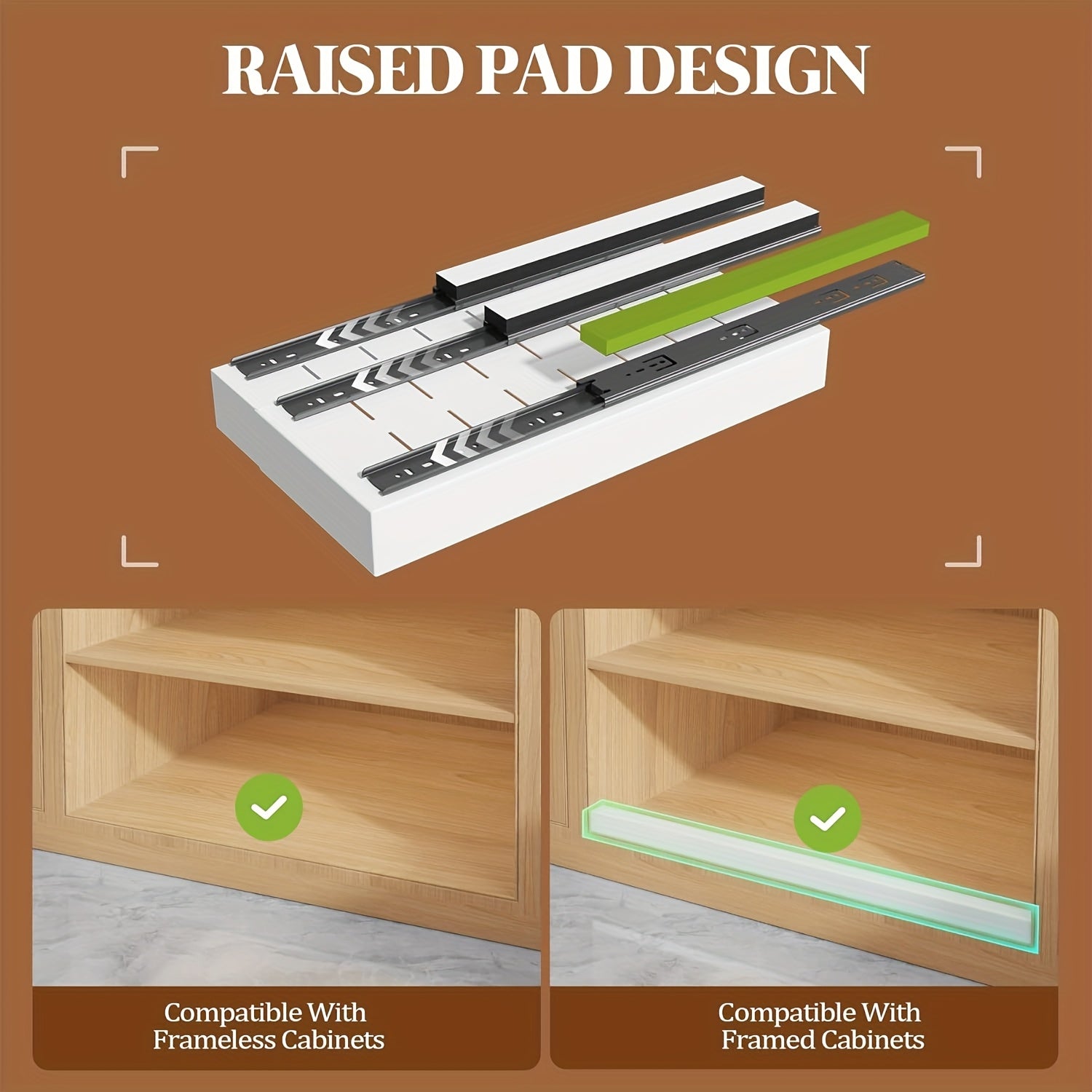 Smart 1pc Pull-Out Cabinet Organizer – smooth-access cabinet organization, Pull Out Storage 1pc 2pcs Expandable Pull-Out Cabinet Organizer Suitable for Heavy-Duty Sliding Storage, designed for American homes, daily convenience and practical gifting