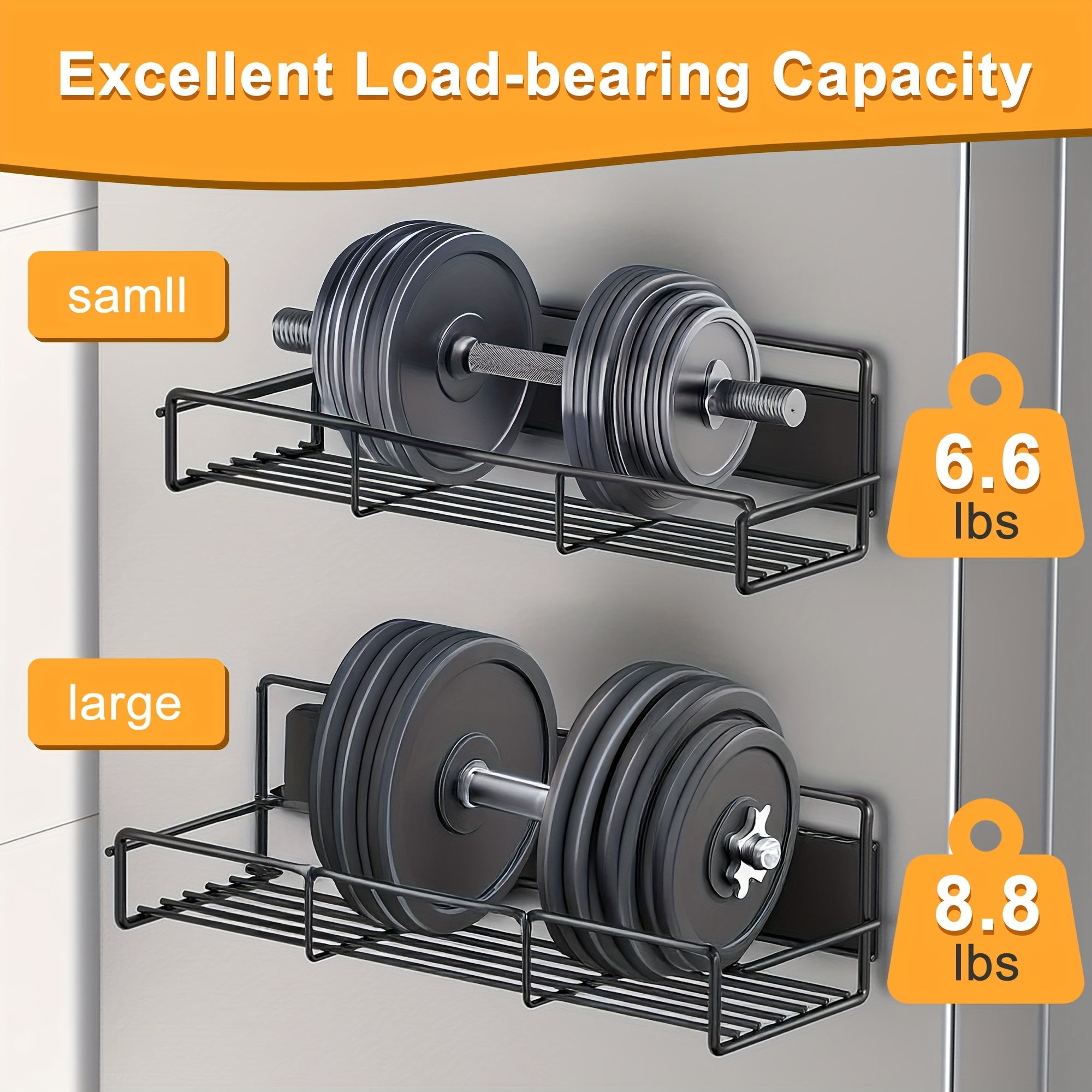 Compact 2/4 Pack Adjustable Home Storage Rack – durable multi-purpose storage, 2 4 Pack Magnetic Spice Rack Storage Organizer Set - Fridge Refrigerator Organizer -, designed for American homes, daily convenience and practical gifting