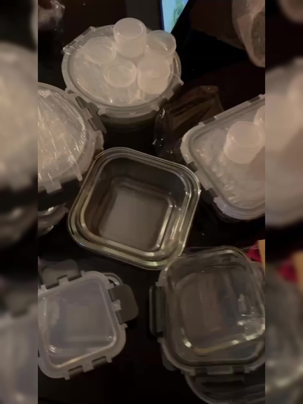 24pcs（12 containers+12 lids）Glass Food Containers with Lids, Meal Prep, Food Storage Kitchen Lunch Containers, Leak-proof, Sealed Glass Lunch Bento Boxes, Suitable for Microwave, Oven, Refrigerator, And Dishwasher, Grey