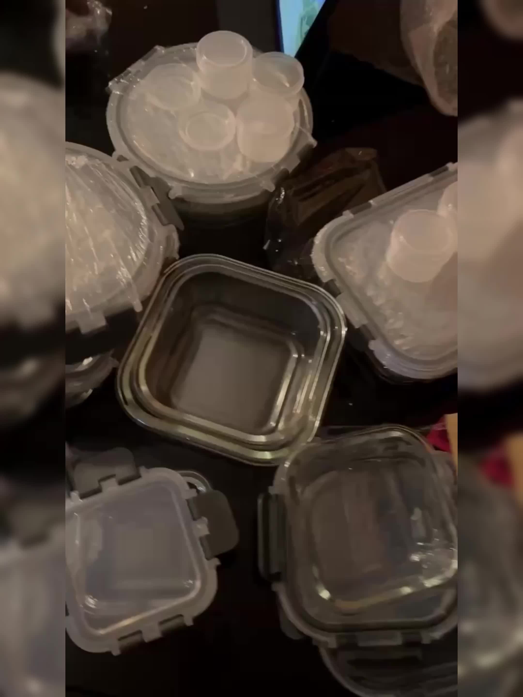 24pcs（12 containers+12 lids）Glass Food Containers with Lids, Meal Prep, Food Storage Kitchen Lunch Containers, Leak-proof, Sealed Glass Lunch Bento Boxes, Suitable for Microwave, Oven, Refrigerator, And Dishwasher, Grey