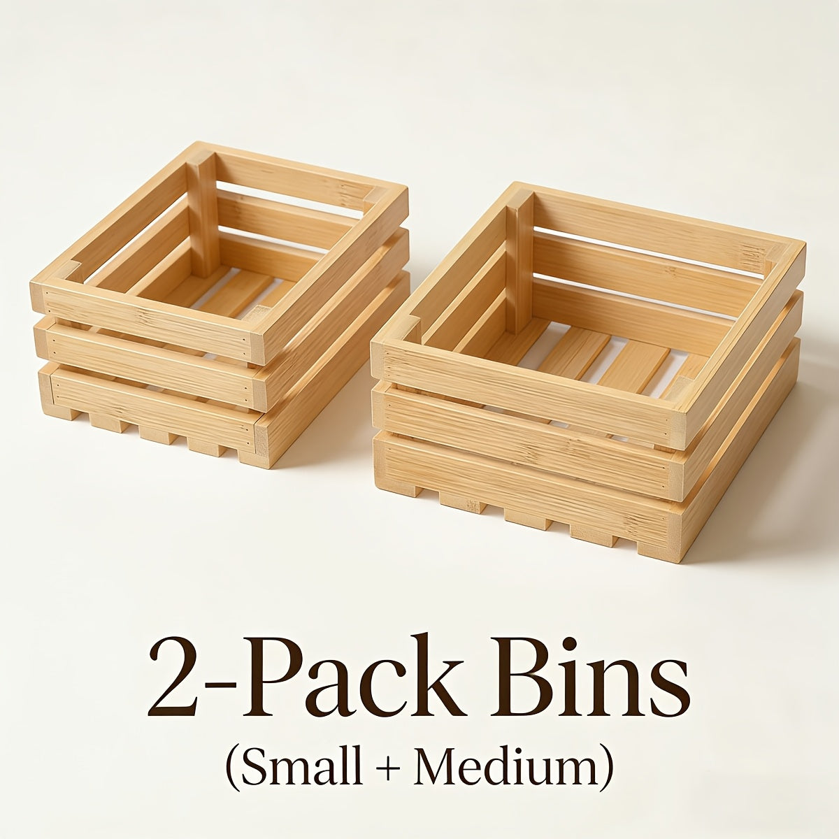 Space-Saving Adjustable Home Storage Rack – durable multi-purpose storage, Bamboo Storage Bins Set Multi-Size Kitchen Pantry Organizer Multi-Functional Storage Boxes for Home Organization, designed for American homes, daily convenience and practical