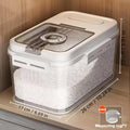 for bread Bin And for bread Bins for Kitchen, White Airtight Flip-Top for bread Storage Container for Kitchen Countertops, Moisture-Proof Pest-Resistant, with Free Measuring Cup for Bread, Cereal And Fruit Storage