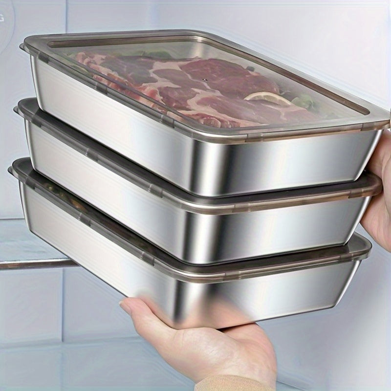 Premium 2/5pcs Kitchen Baking Dish Set – oven-ready cooking and serving, 2 5pcs Durable Stainless Steel Food Storage Container Set - Leakproof BPA Free Microwave, designed for American homes, daily convenience and practical gifting