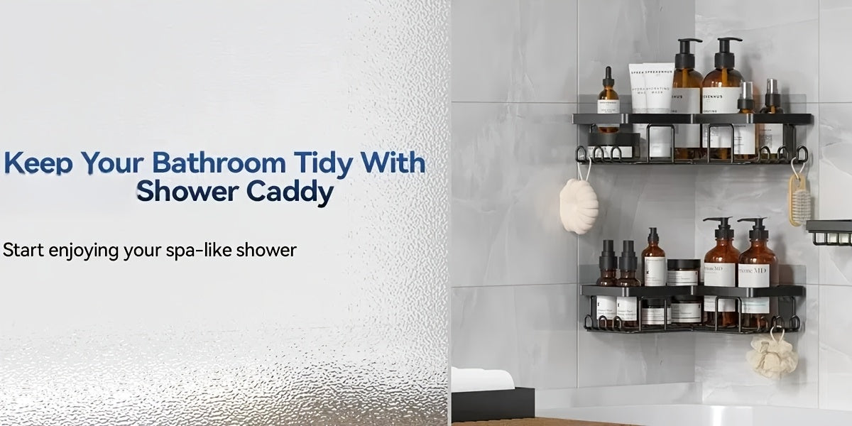 Smart Adjustable Home Storage Rack – durable multi-purpose storage, Versatile Adjustable Home Storage Rack durable multi-purpose storage Corner Adhesive Shower Caddy, designed for American homes and practical gifting