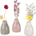 Small Ceramic Matte Vases for Home Decor, Modern And Minimalist Decorative
