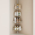 Bathroom Organizer – Corner Shower Caddy Tension Pole, Shower Caddies for Modern US Homes, clutter-free convenience, Versatile Everyday Use and Thoughtful Housewarming Gift