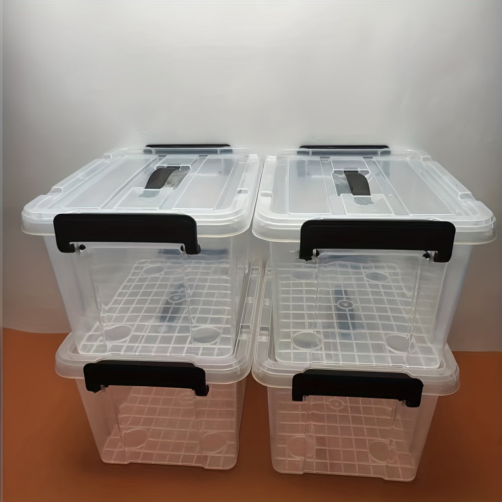 Storage Bins – Easy-Access 2/4/6pcs Stackable Home Storage Bins – portable space-saving storage,