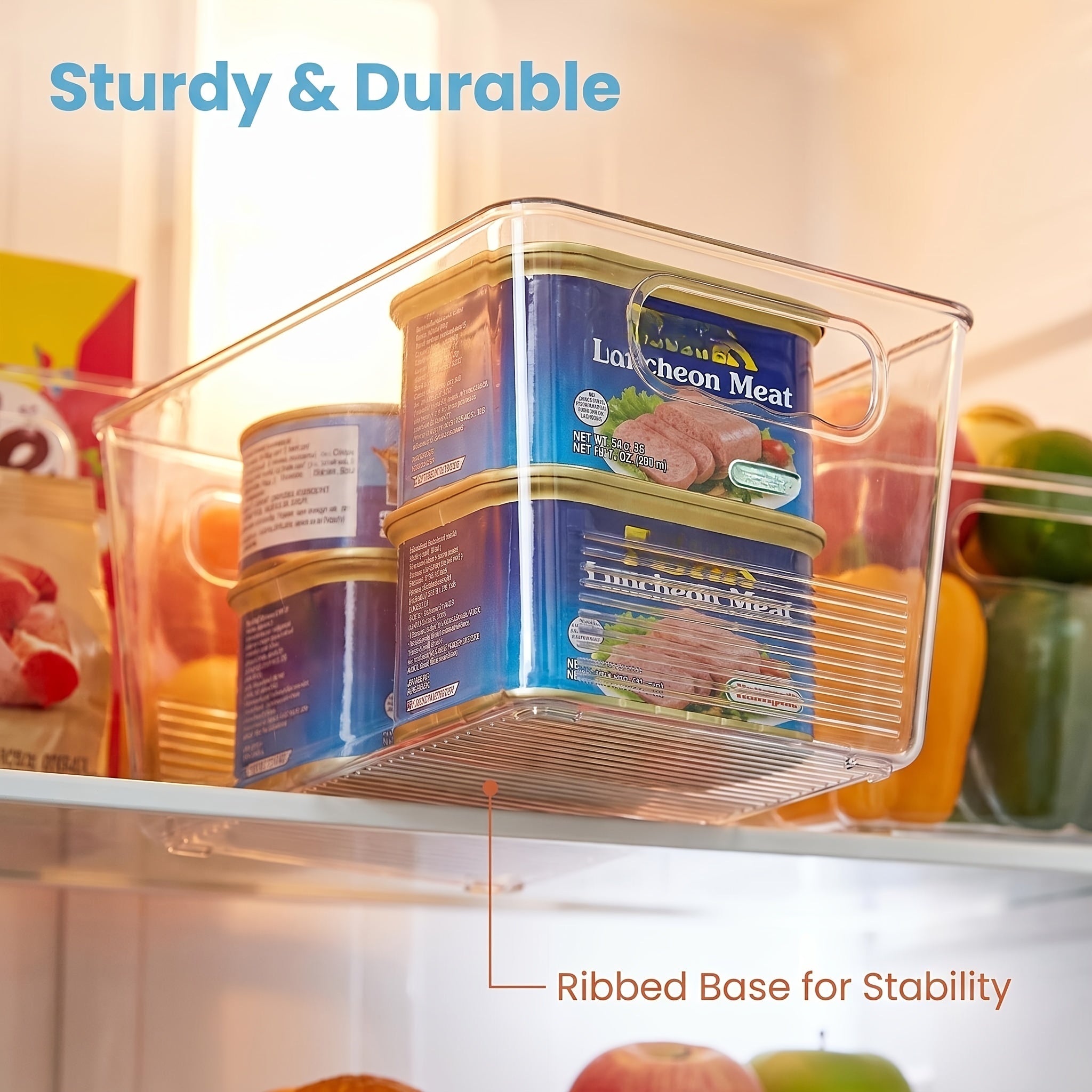 Space-Saving Refrigerator Storage Organizer – easy-access fridge organization, Set of 10 Transparent Storage Bins for Organizing Food in The Kitchen Fridge Freezer, designed for American homes, daily convenience and practical gifting