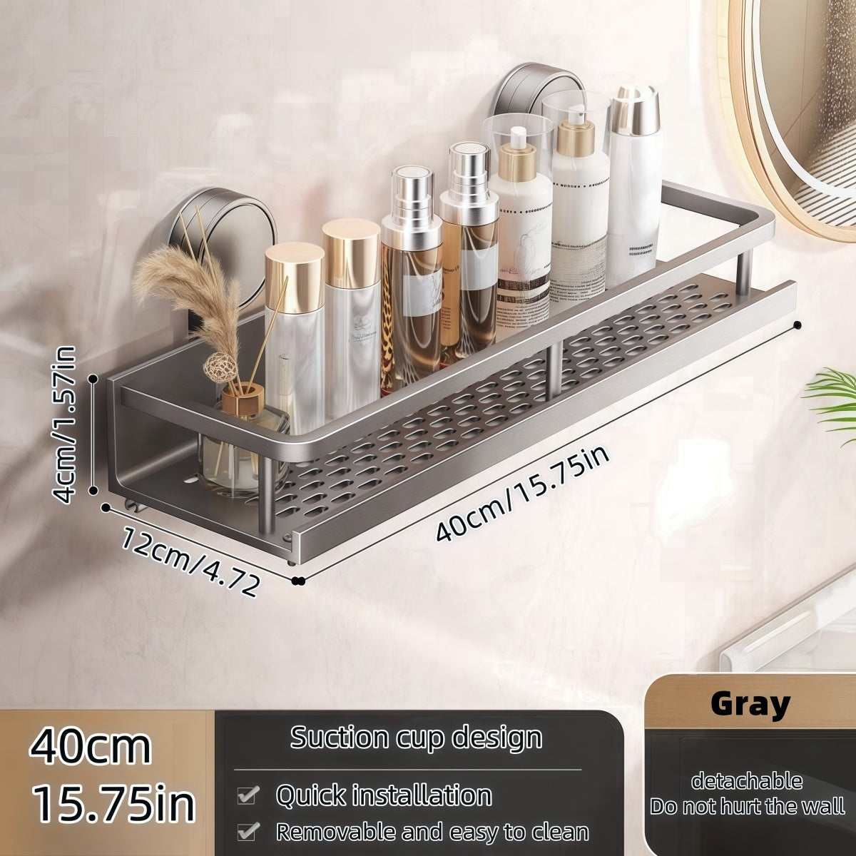 Storage Rack – Versatile Adjustable Home Storage Rack durable multi-purpose storage Non-Damaging
