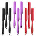 Kitchen Essential – Set of 9 High-Quality Silicone Spatulas, Expert Baking Scrapers Including Dough Scoop And Icing Tools, Non-Stick Flexible Kitchen Utensils in Red, Black, And Purple, Perf