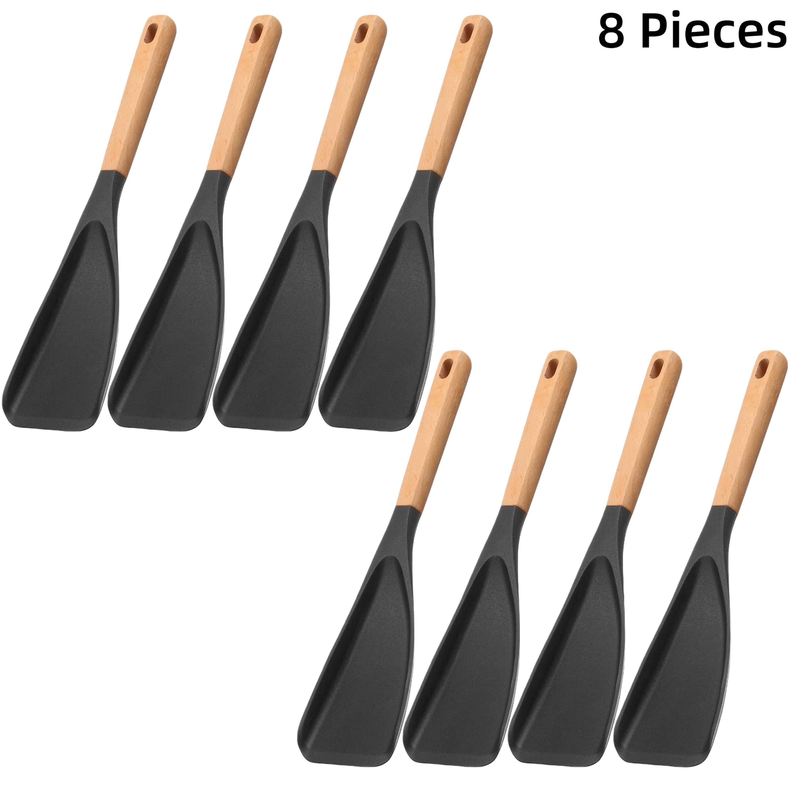 Home Living Essential – versatile meal preparation, 2 4 8pcs Cooking Spoons for Nonstick Cookware 12 Inch